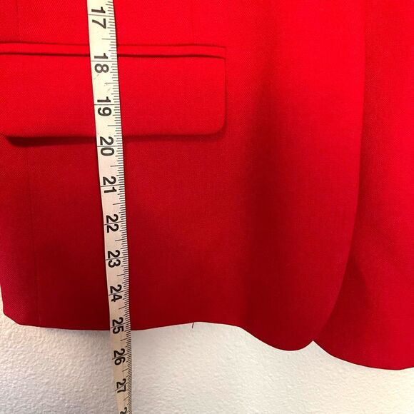 Vintage Pendleton Red Wool Blazer Size 10 Petite - Picture 4 of 9